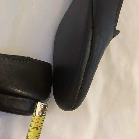 DANIEL GREEN BLACK LEATHER SLIPPERS. NEW IN BOX - Picture 6 of 8
